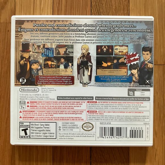 Professor Layton vs. Phoenix Wright Ace attorney (3DS) - Picture 2 of 3